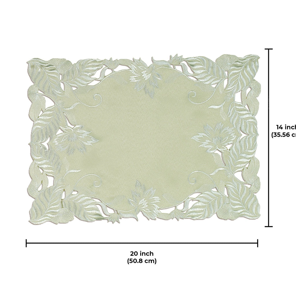 Placemats with European Embroidery - The Daulton Collection