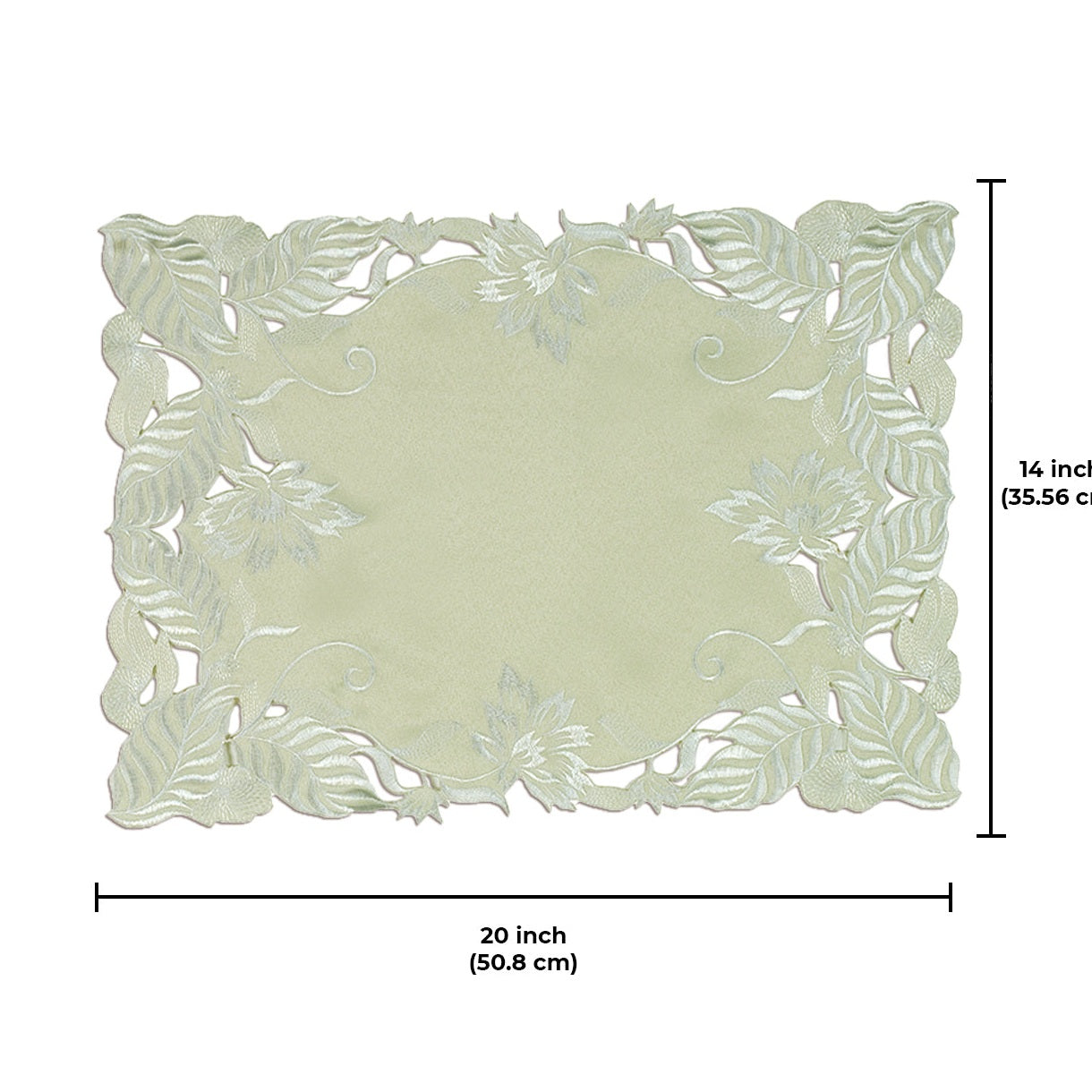 Placemats with European Embroidery - The Daulton Collection