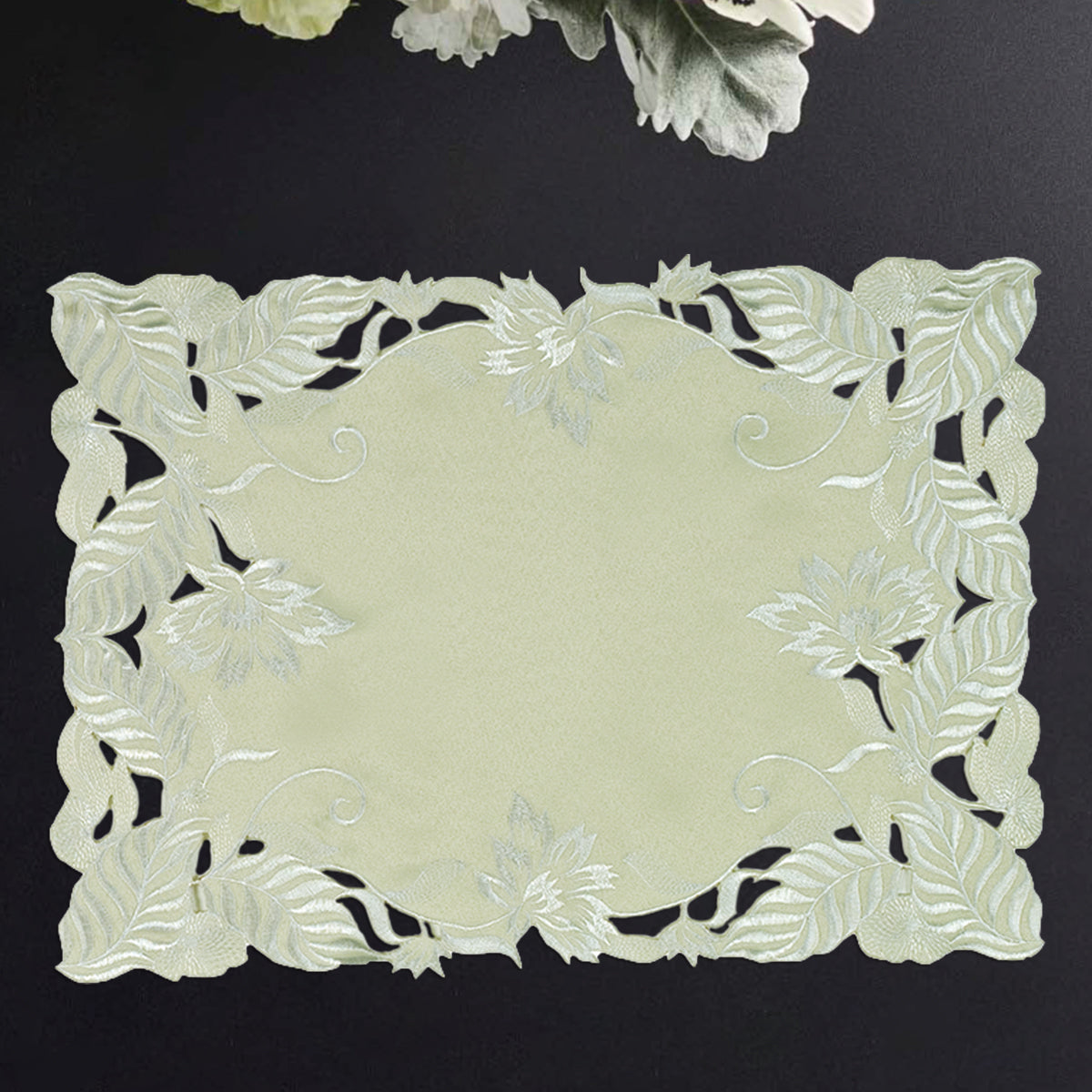 Placemats with European Embroidery - The Daulton Collection