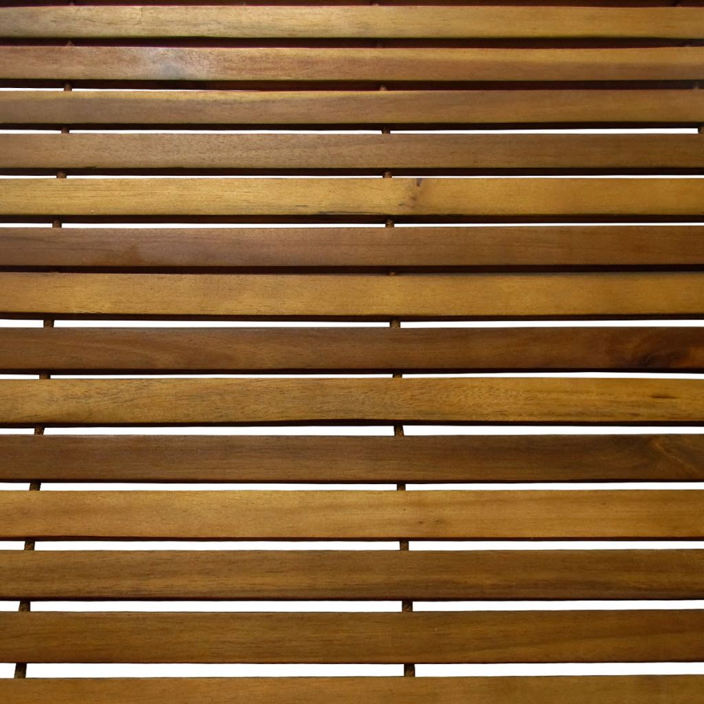 Premium Acacia Wood Bathmat Rubber Backing | VidaXL