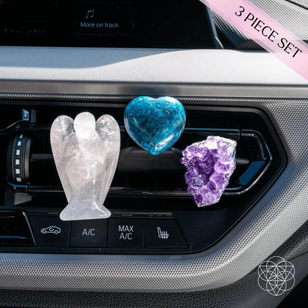 Premium Guardian Angel Car Crystals Set | Conscious Items