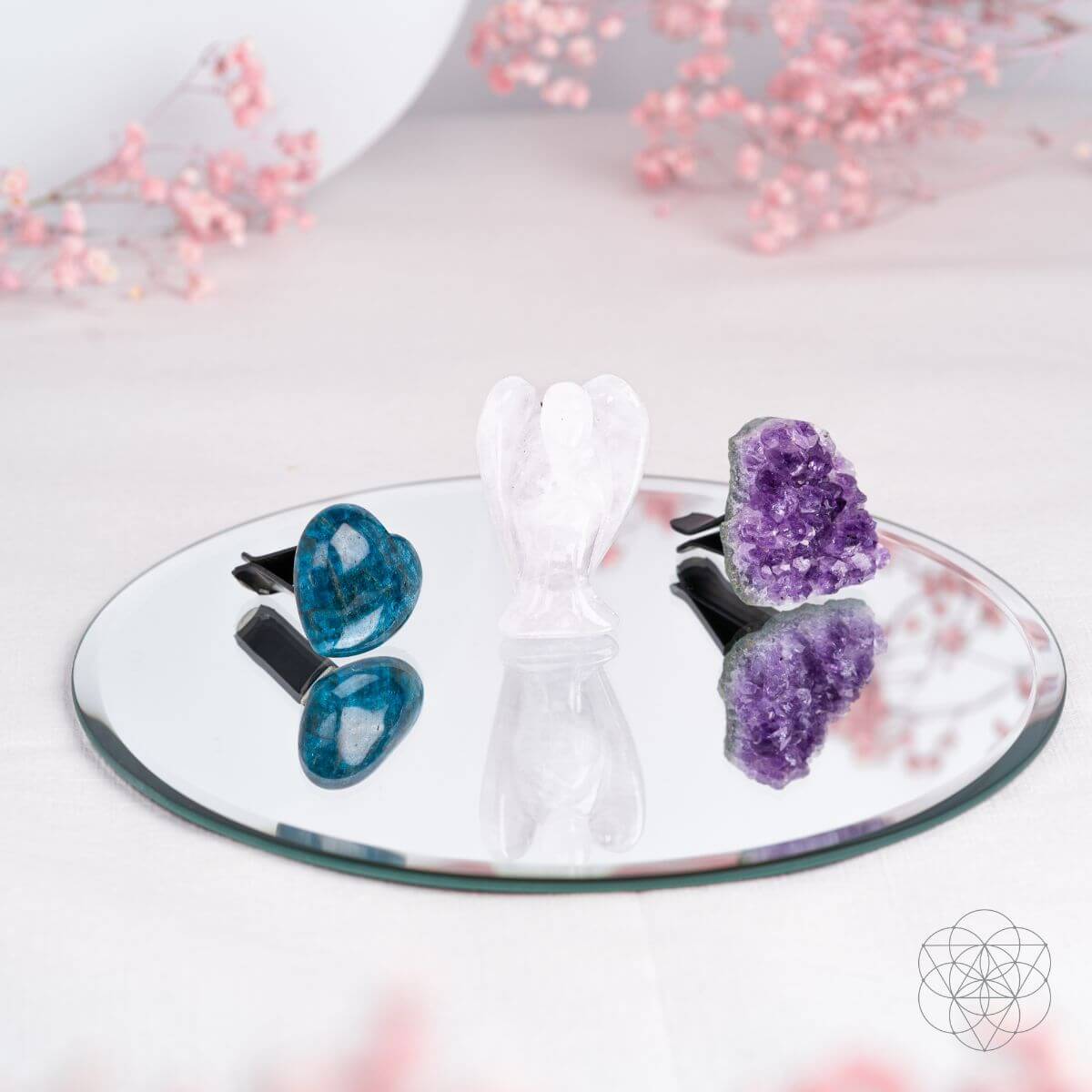 Premium Guardian Angel Car Crystals Set | Conscious Items