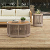 Modern Rustic Coffee Table & Side Table With Woven Rope Design (SAK56739) by SAKSBY WHOLESALE