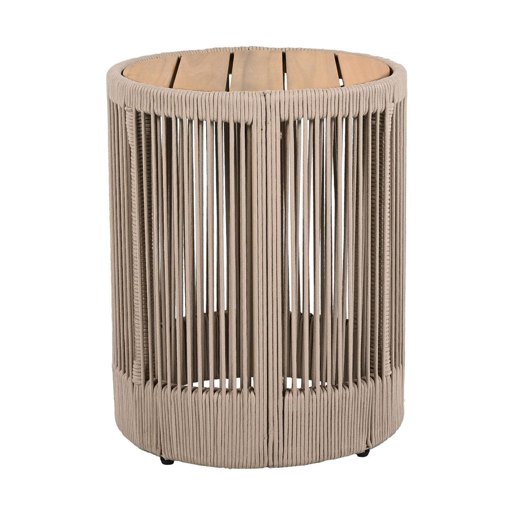 Modern Rustic Coffee Table & Side Table With Woven Rope Design (SAK56739) by SAKSBY WHOLESALE