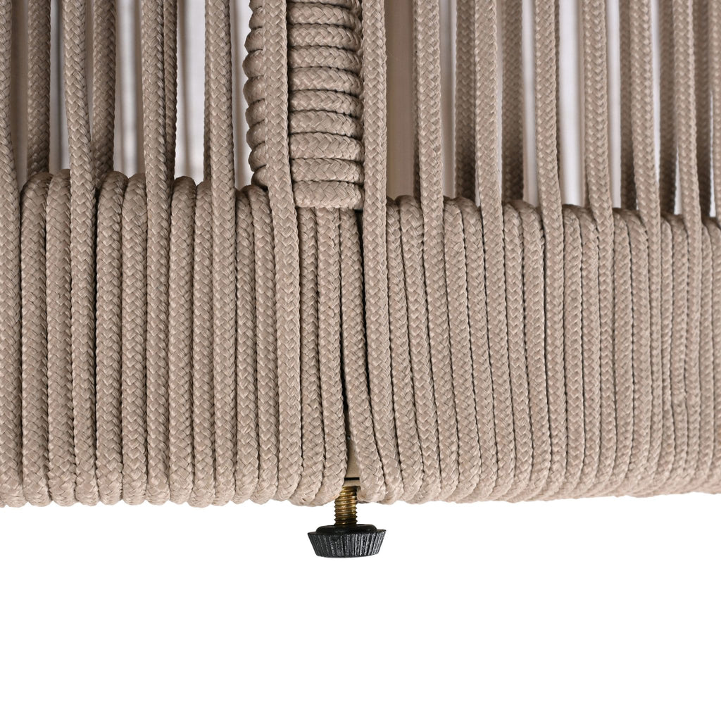 Modern Rustic Coffee Table & Side Table With Woven Rope Design (SAK56739) by SAKSBY WHOLESALE