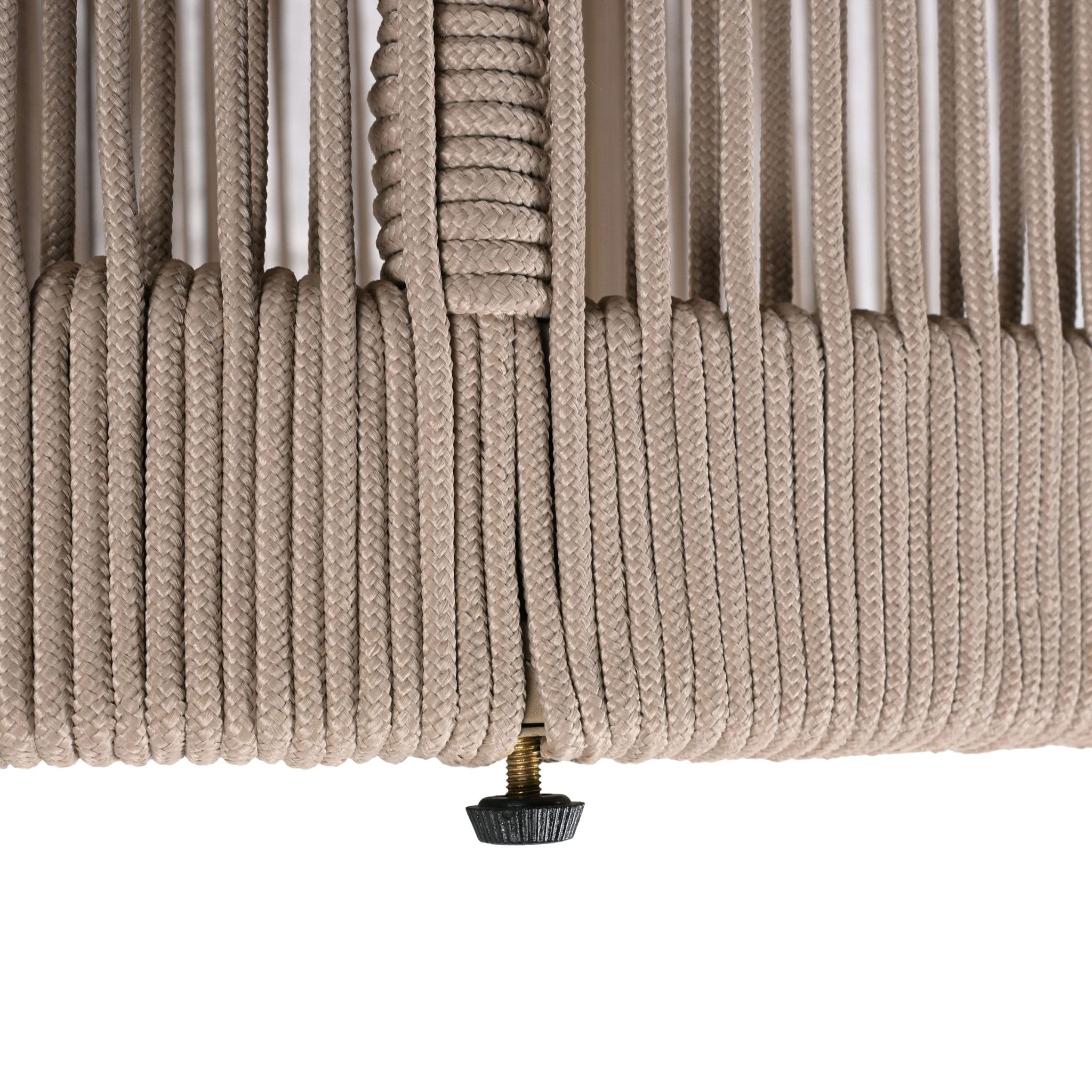 Modern Rustic Coffee Table & Side Table With Woven Rope Design (SAK56739) by SAKSBY WHOLESALE
