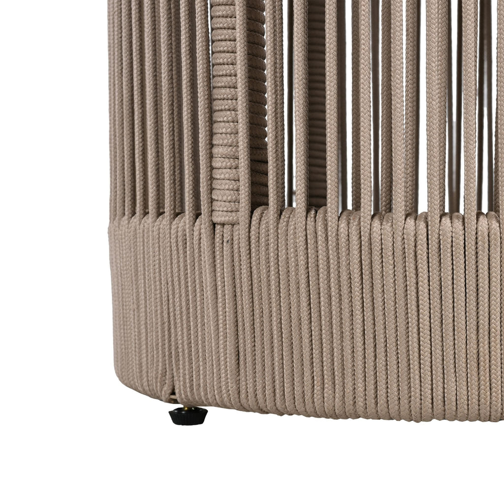Modern Rustic Coffee Table & Side Table With Woven Rope Design (SAK56739) by SAKSBY WHOLESALE