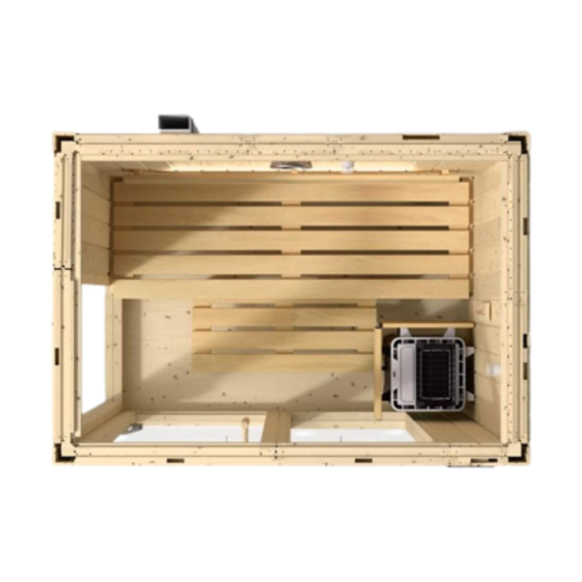Premium ScandinavianSpruce IndoorLux HomeSpa SaunaKit Collection | SAKSBY WHOLESALE
