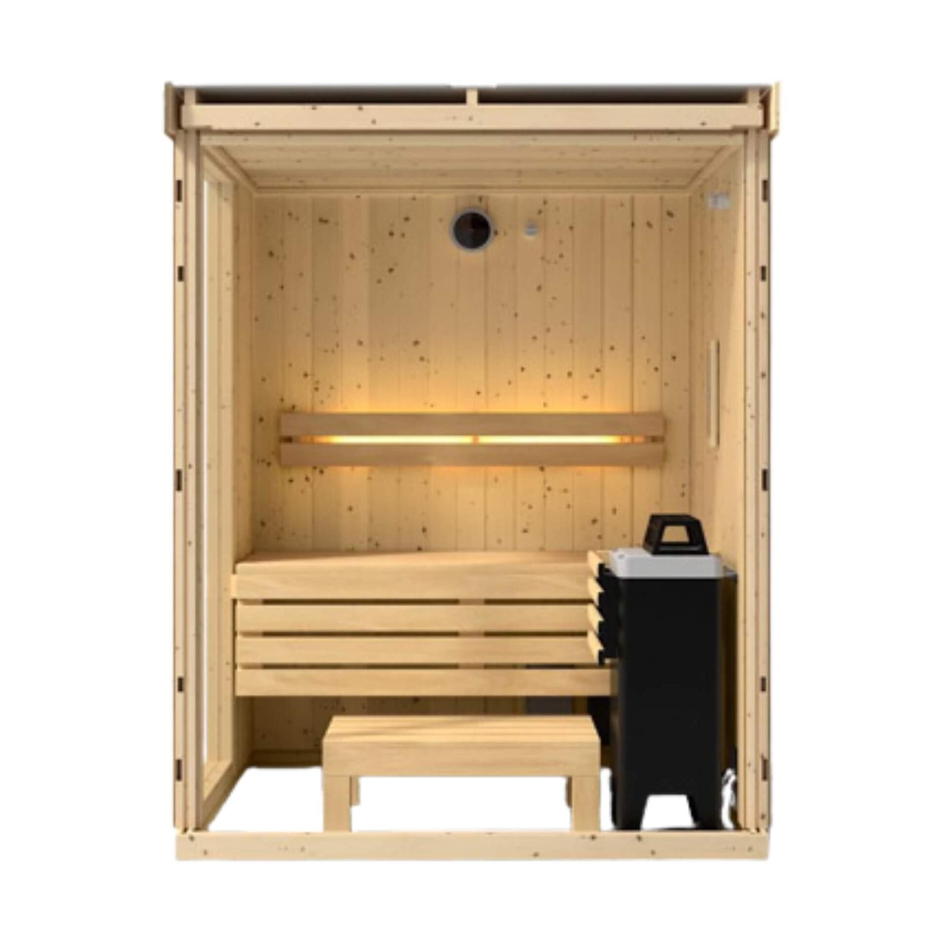 Premium ScandinavianSpruce IndoorLux HomeSpa SaunaKit Collection | SAKSBY WHOLESALE