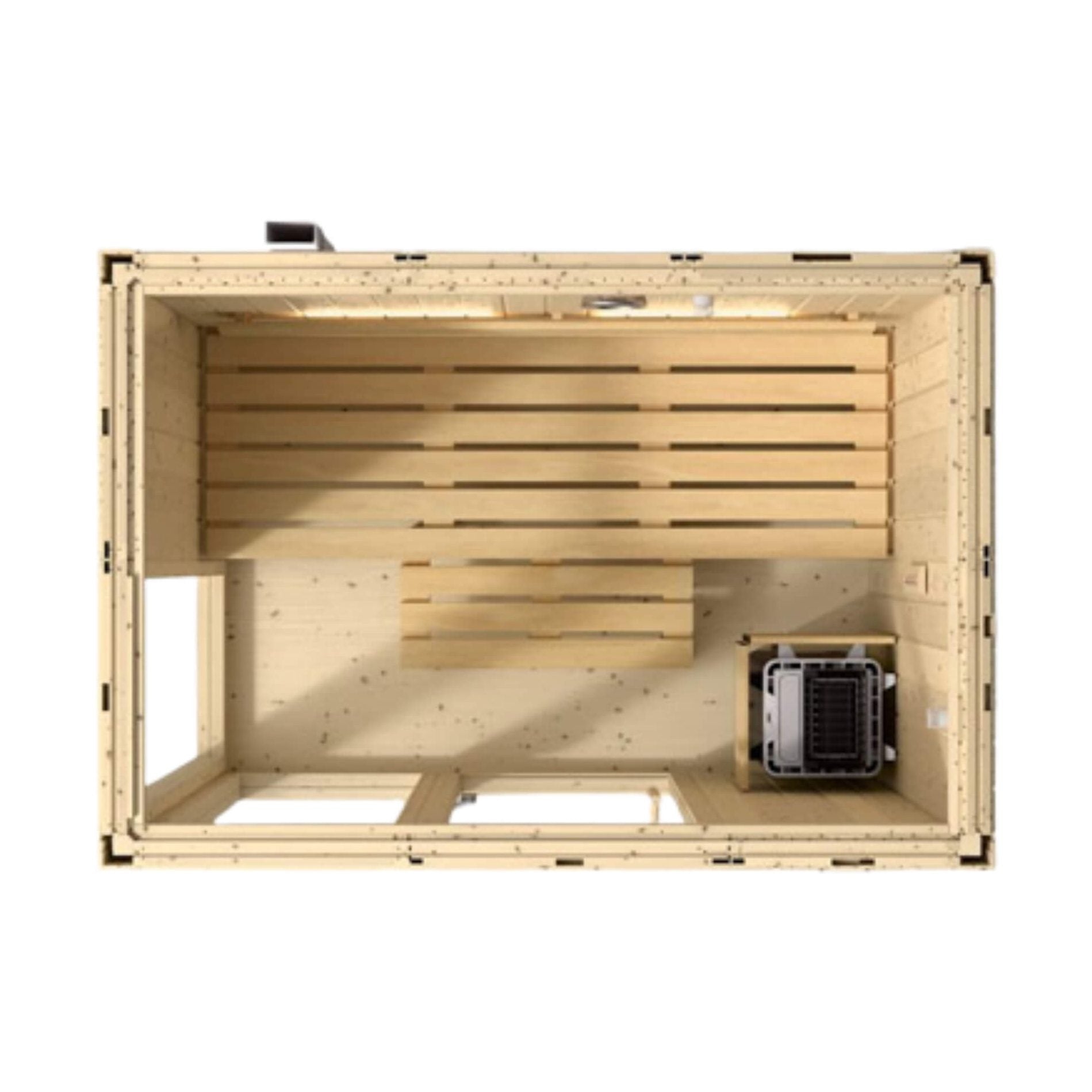Premium ScandinavianSpruce IndoorLux HomeSpa SaunaKit Collection | SAKSBY WHOLESALE
