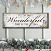 Premium Textured Canvas Christmas Sign | Tailored Canvases