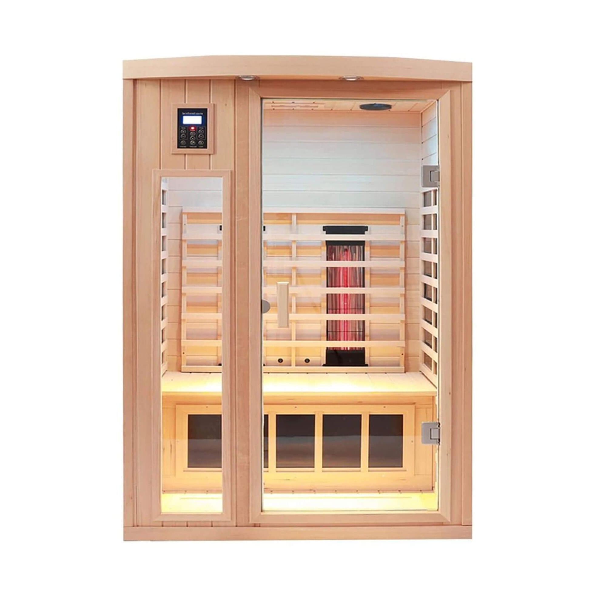 Premium Ultra-Grade CanadianHemlock 2-Person Far-Infrared Sauna | SAKSBY WHOLESALE