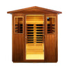 PremiumGrade Mahogany UltraLowEMF Infrared Chromotherapy Sauna | SAKSBY WHOLESALE