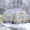 PremiumGrade UltraHeavy-Duty Aluminum Walk-In Greenhouse Sliding-Door | SAKSBY WHOLESALE
