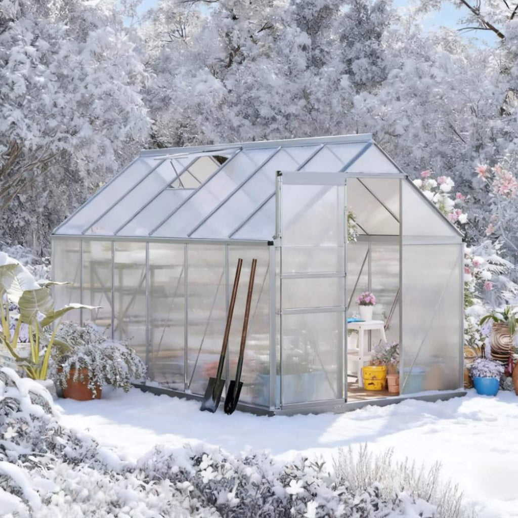 PremiumGrade UltraHeavy-Duty Aluminum Walk-In Greenhouse Sliding-Door | SAKSBY WHOLESALE
