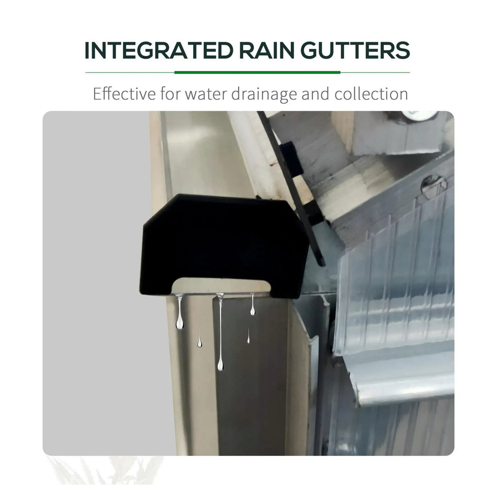 PremiumGrade UltraHeavy-Duty Aluminum Walk-In Greenhouse Sliding-Door | SAKSBY WHOLESALE
