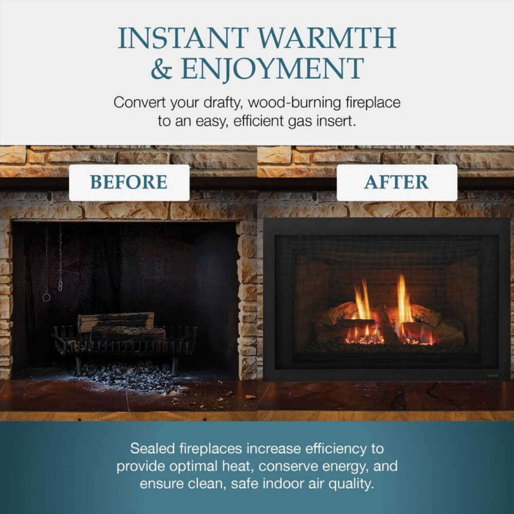 PremiumIlluminatedDirectVentGasInsertWithFieryShowcaseEnergySaver | SAKSBY WHOLESALE
