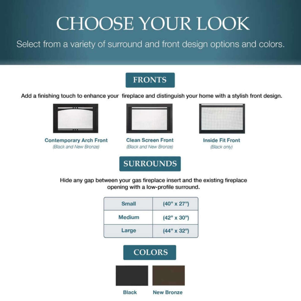 PremiumIlluminatedDirectVentGasInsertWithFieryShowcaseEnergySaver | SAKSBY WHOLESALE