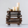 Primitive Wood Stackable Pedestal