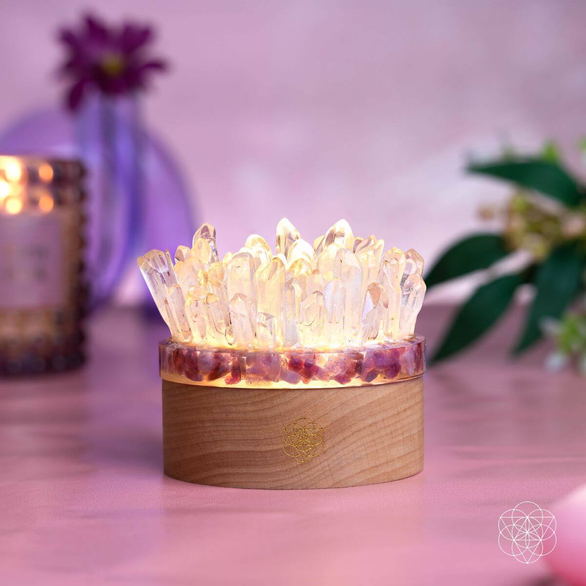 Radiant Quartz Tourmaline Crystal Lamp | Conscious Items
