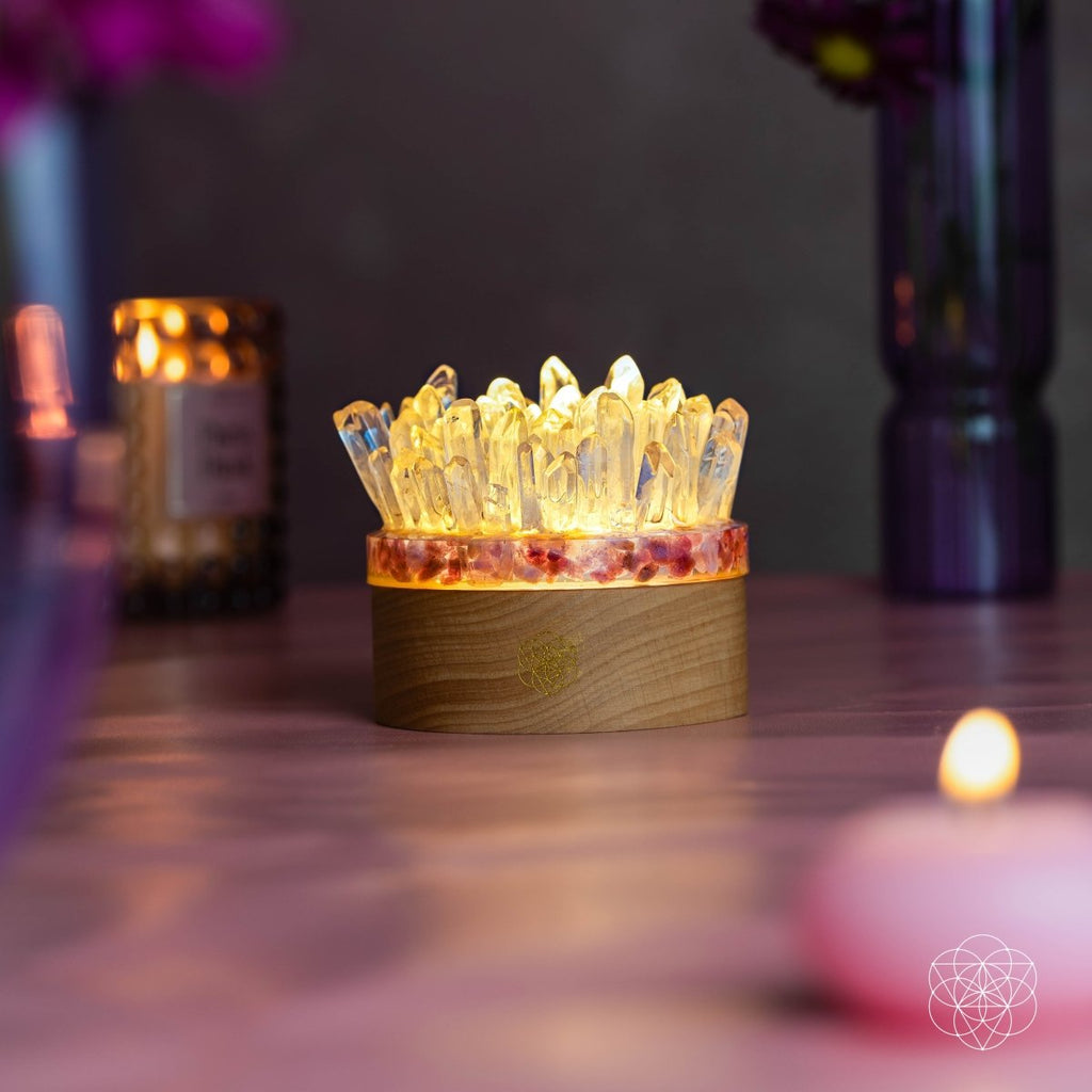 Radiant Quartz Tourmaline Crystal Lamp | Conscious Items