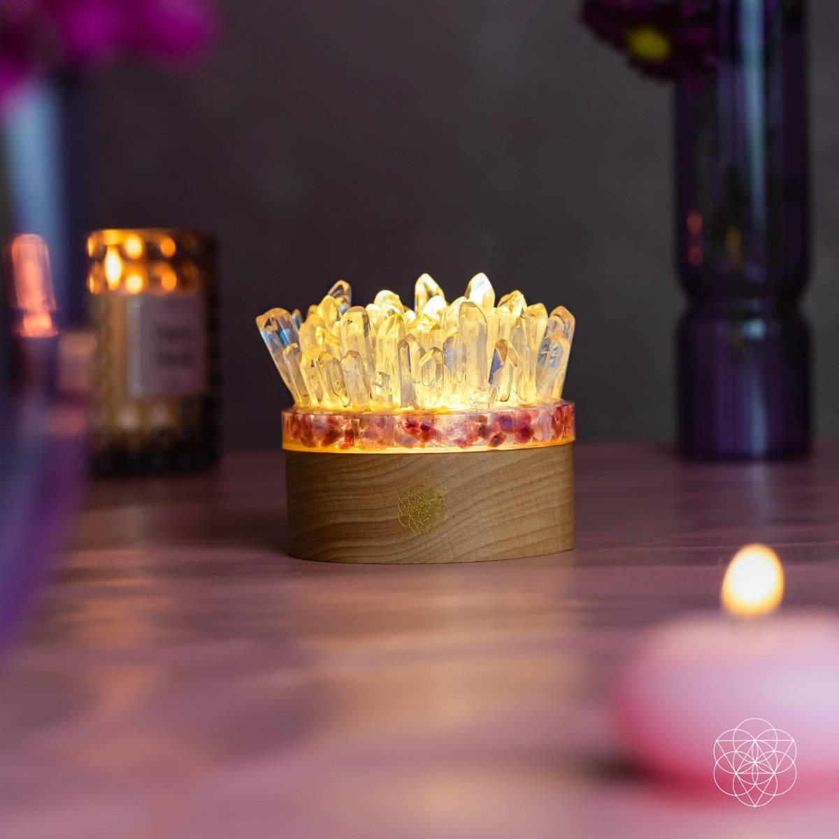 Radiant Quartz Tourmaline Crystal Lamp | Conscious Items