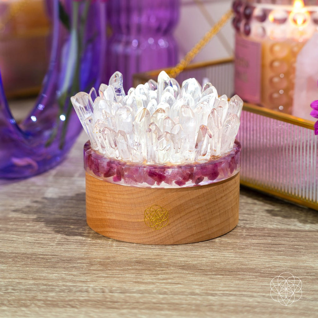 Radiant Quartz Tourmaline Crystal Lamp | Conscious Items