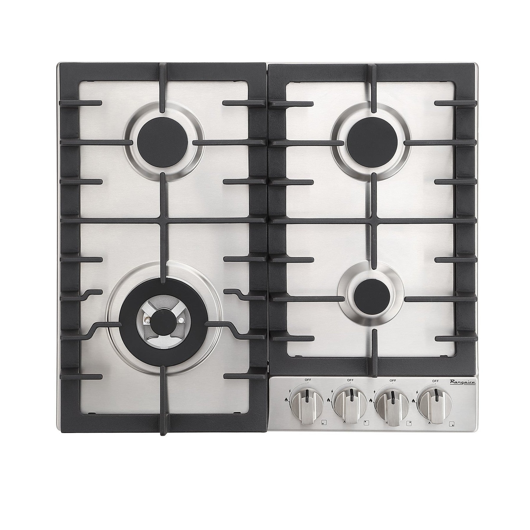 Rangaire 24" Gas Cooktop 4 Burners Stainless Steel RCG241S by Rangaire Appliances