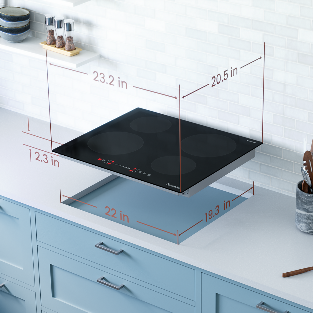 Rangaire 24" Induction Cooktop 4 Burners RCI241S by Rangaire Appliances