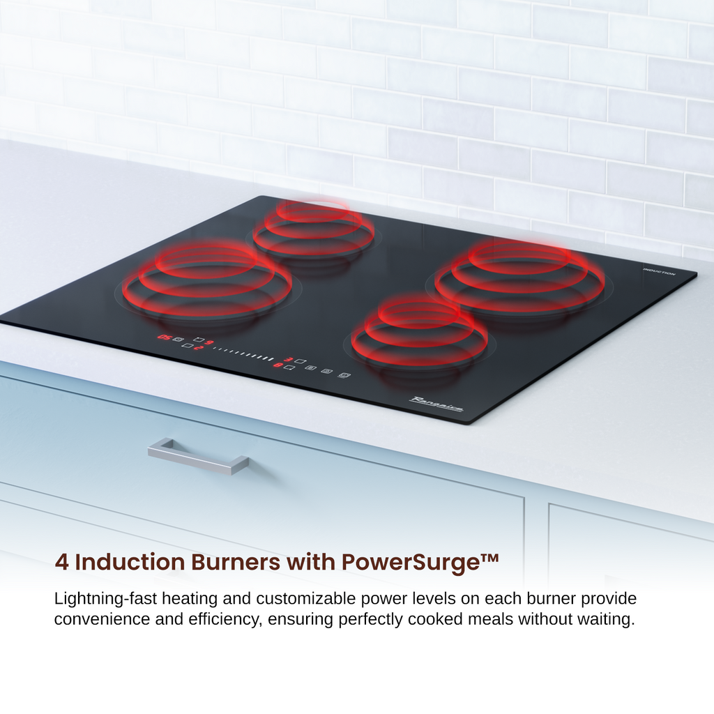 Rangaire 24" Induction Cooktop 4 Burners RCI241S by Rangaire Appliances