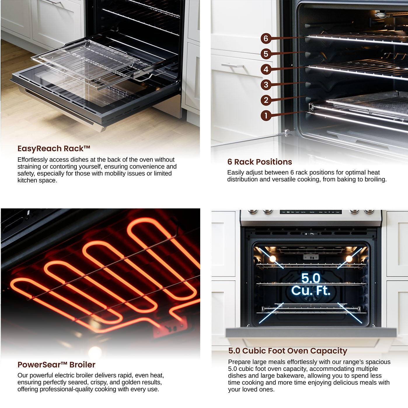 Rangaire 30" Electric Range AirFry Convection Oven Slide-in Stainless Steel RRE303TS by Rangaire Appliances