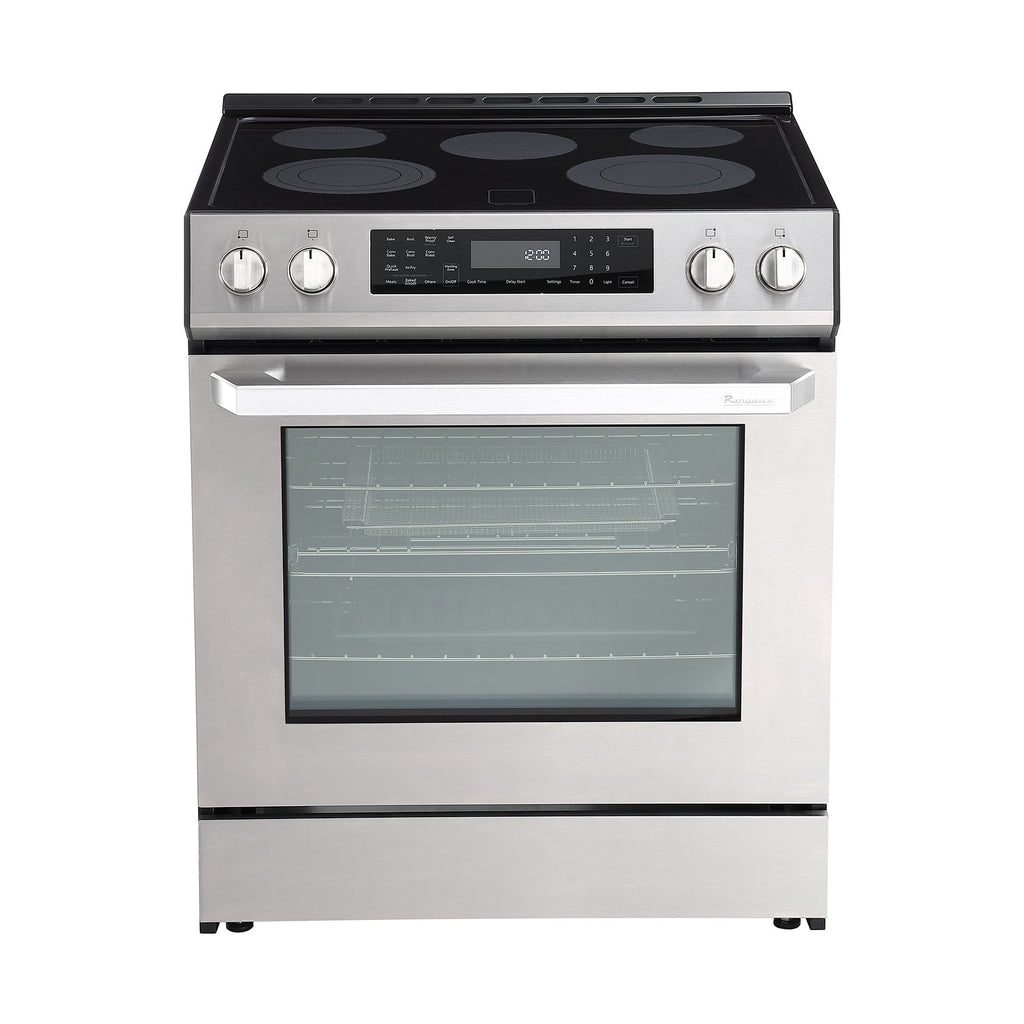 Rangaire 30" Electric Range Self-cleaning Air Fry True Convection Oven Slide-in Stainless Steel RRE303GS by Rangaire Appliances