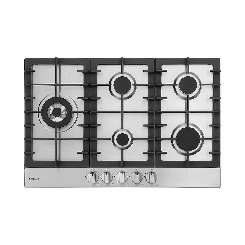 Rangaire 30" Gas Cooktop 5 Burners Stainless Steel RCG301S by Rangaire Appliances