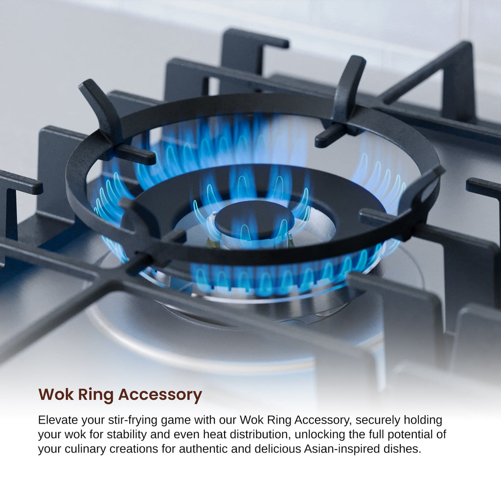Rangaire 30" Gas Cooktop 5 Burners Stainless Steel RCG301S by Rangaire Appliances