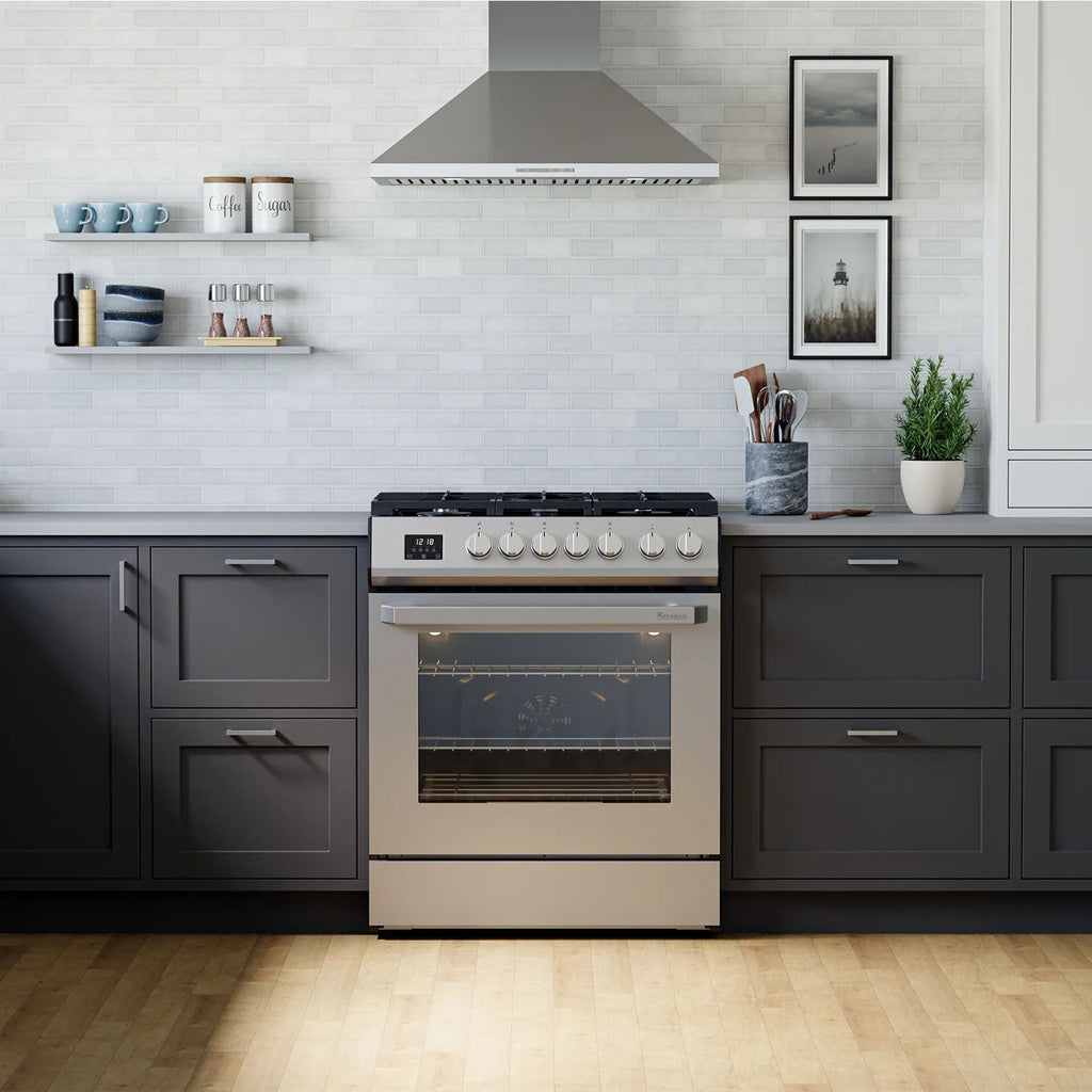 Rangaire 30" Gas Range Convection Oven Slide-in Stainless Steel RRG303TS by Rangaire Appliances