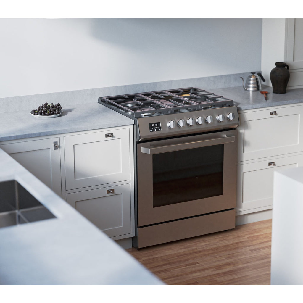 Rangaire 30" Gas Range Convection Oven Slide-in Stainless Steel RRG303TS by Rangaire Appliances