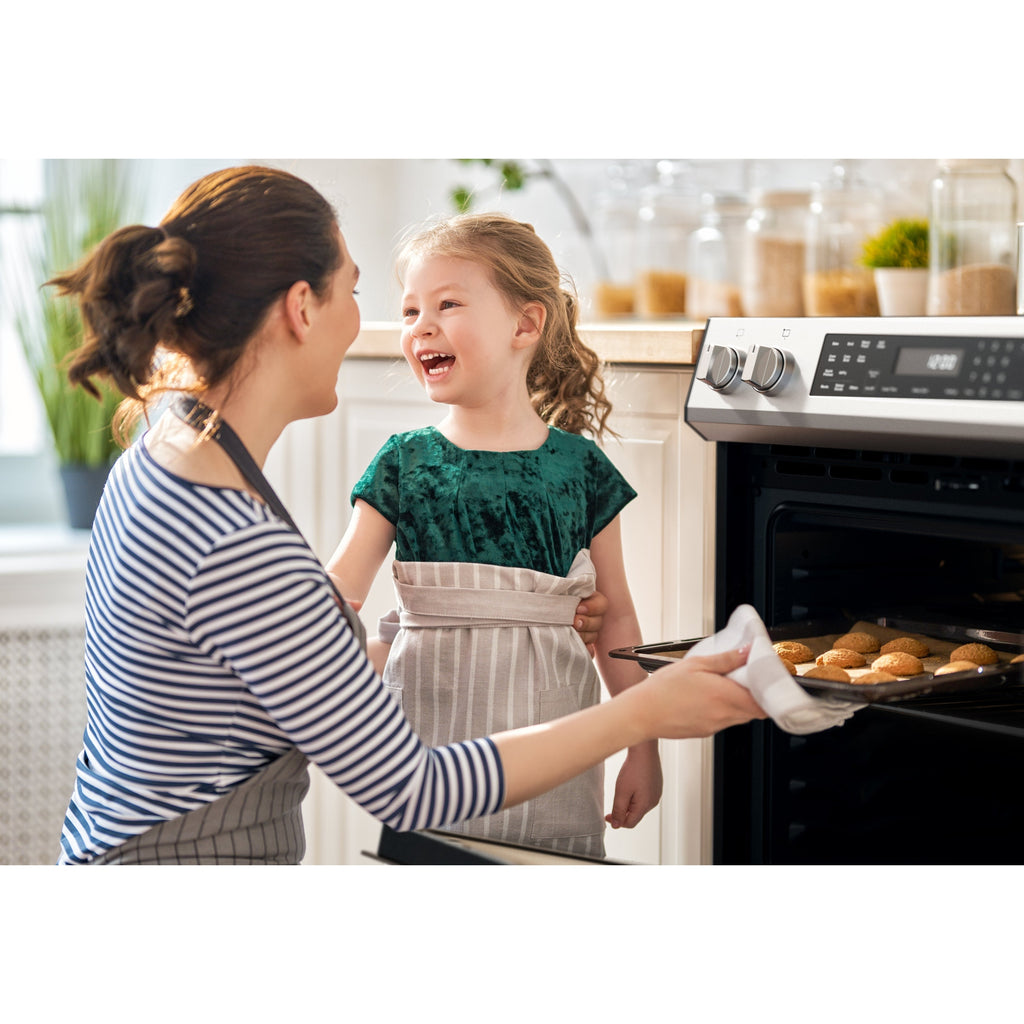 Rangaire 30" Induction Range Self-cleaning Air Fry True Convection Oven Slide-in Stainless Steel RRI303GS by Rangaire Appliances