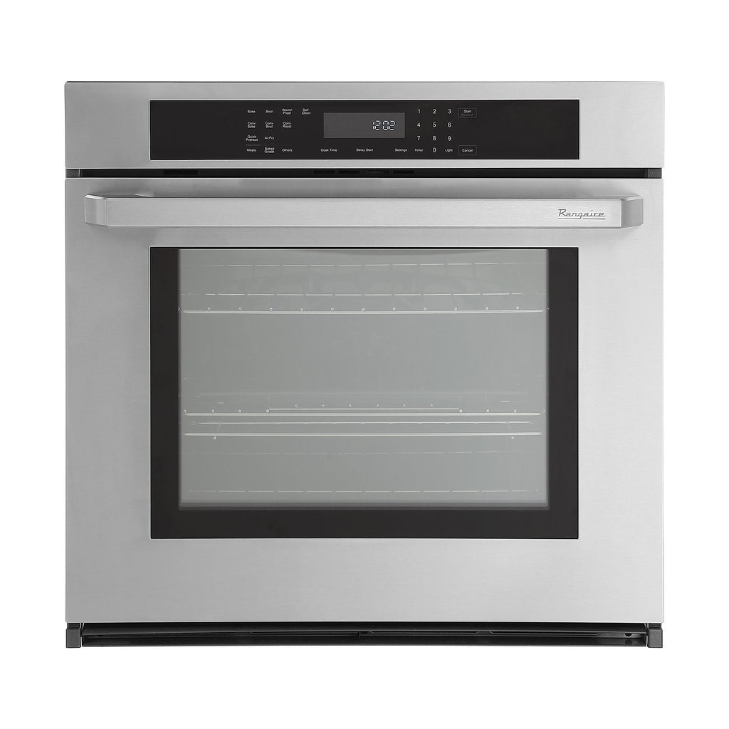 Rangaire 30" Single Electric Wall Oven Self-cleaning Air Fry True Convection Stainless Steel RWOS301GS by Rangaire Appliances