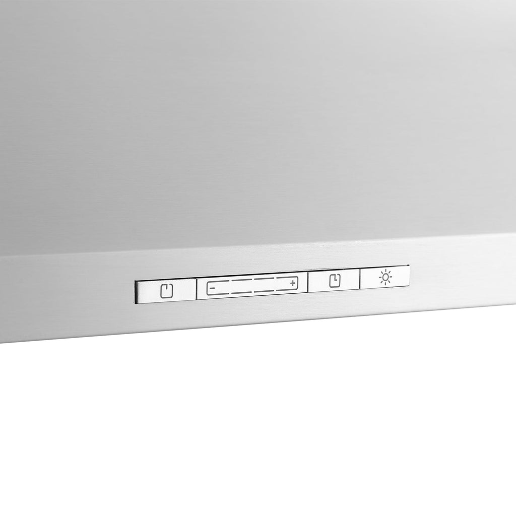 Rangaire 30" Wall-Mounted Range Hood 580 CFM Convertible Stainless Steel RHWMP30S by Rangaire Appliances