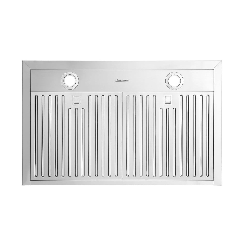 Rangaire 30" Wall-Mounted Range Hood 580 CFM Convertible Stainless Steel RHWMP30S by Rangaire Appliances