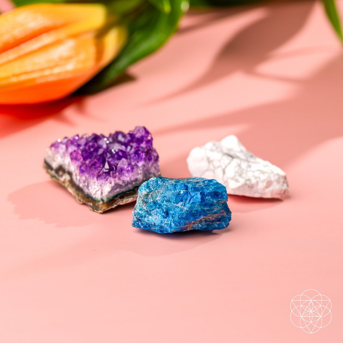Raw Amethyst Crystal Trio Stones Bundle | Conscious Items