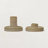 Reactive Glaze Stoneware Taper Candle Holders, Set of 2