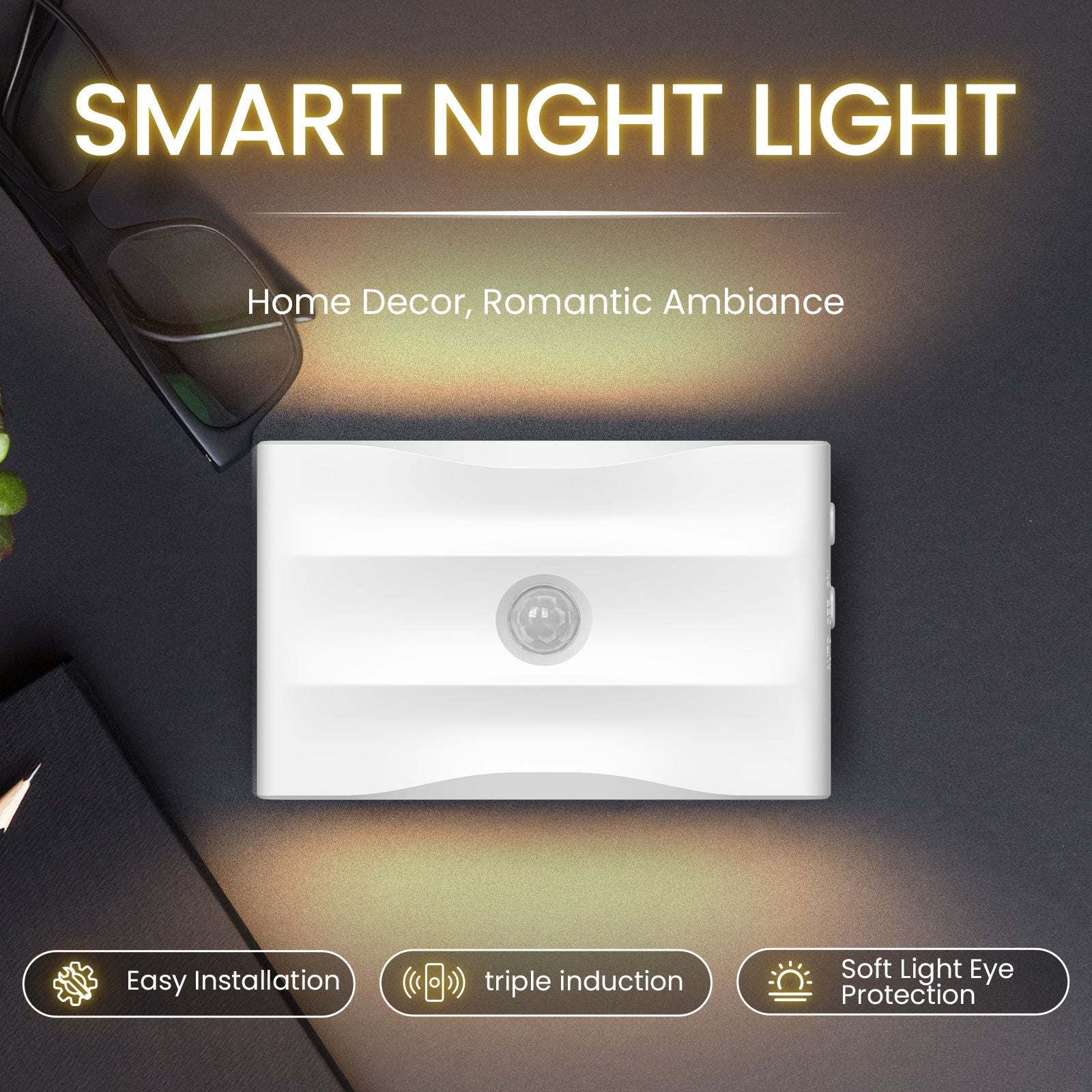 Rechargeable Battery Night Light 1500mAh | Stellabliss