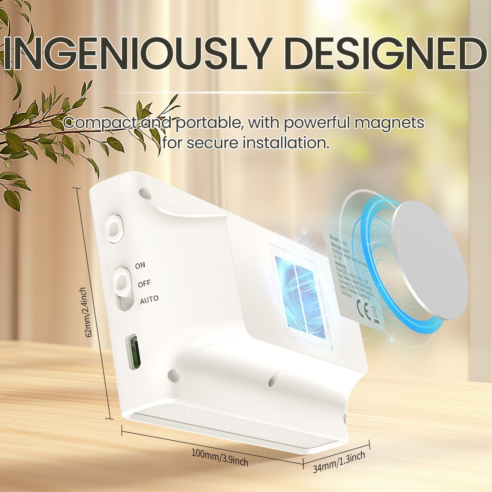 Rechargeable Battery Night Light 1500mAh | Stellabliss