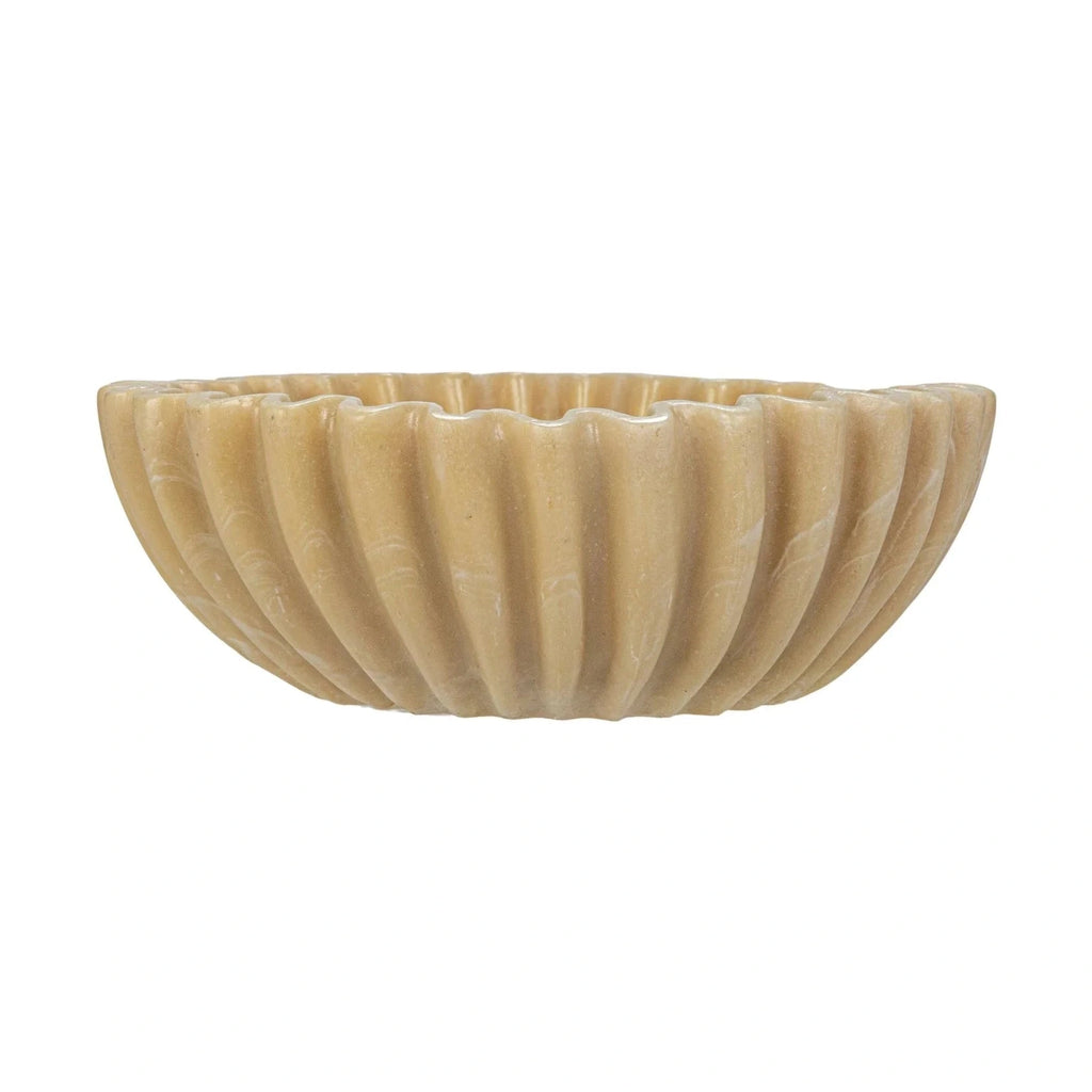 Resin Pleated Bowl