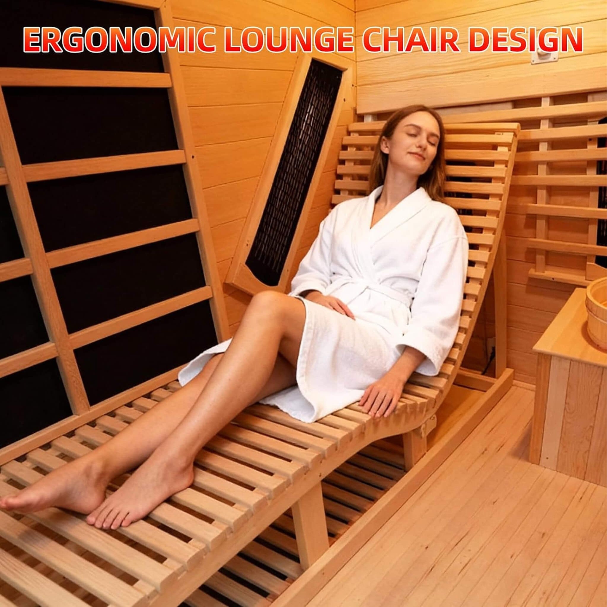 Revolutionary Thermal-Infrared Hybrid-Heating 3-Person Indoor Sauna | SAKSBY WHOLESALE