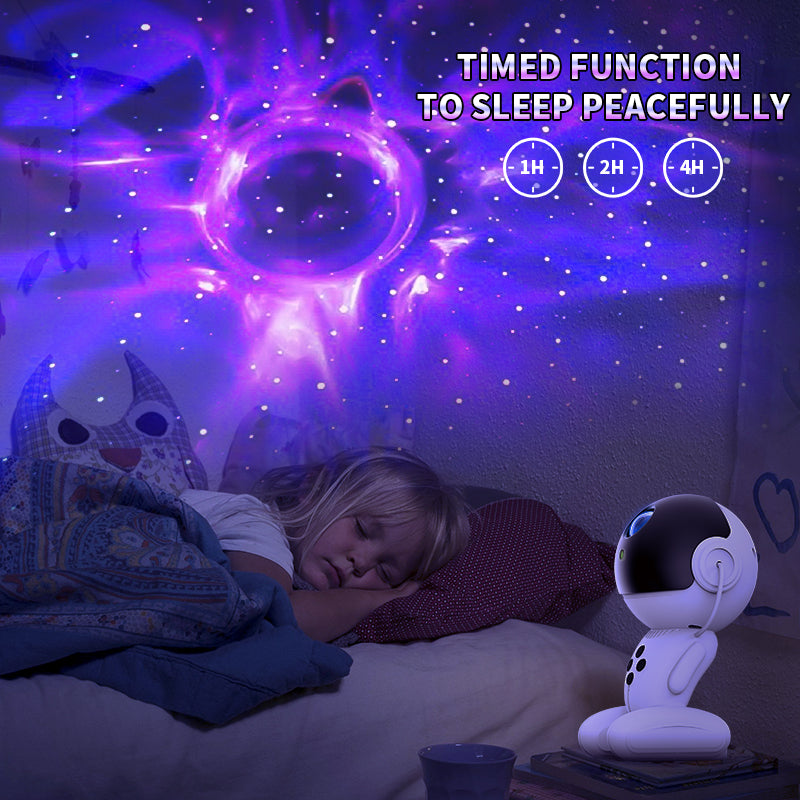 Robot Galaxy Night Projector With Remote | Stellabliss