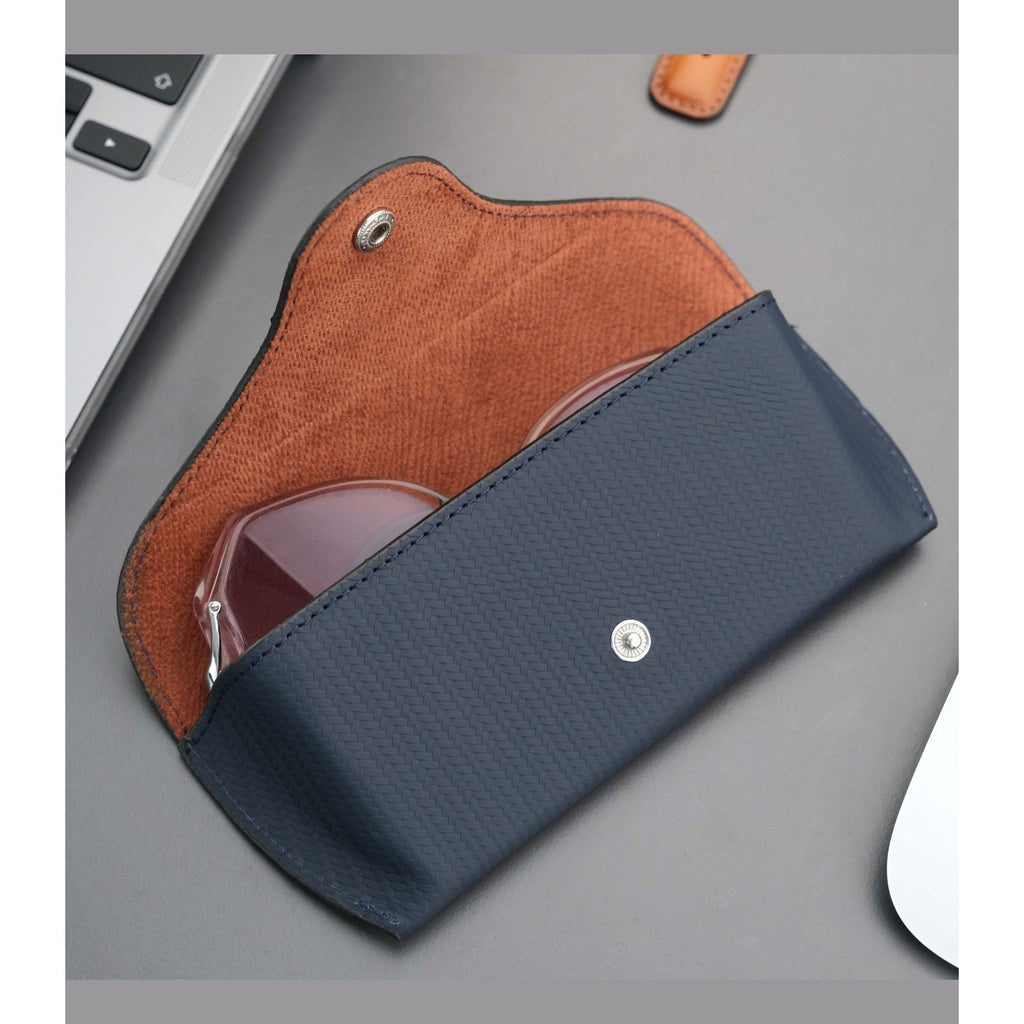 Rochester Full-Grain Leather Eyeglass Case