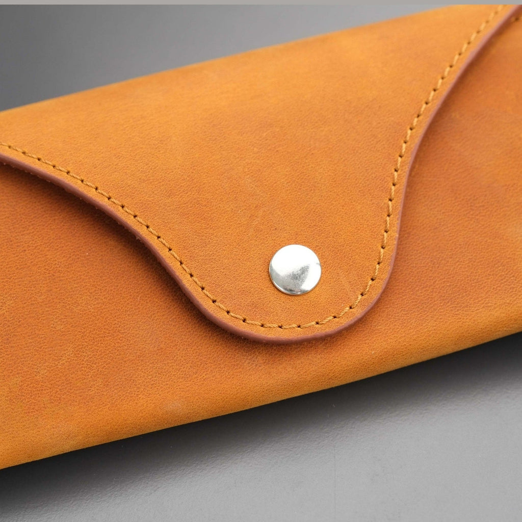 Rochester Full-Grain Leather Eyeglass Case