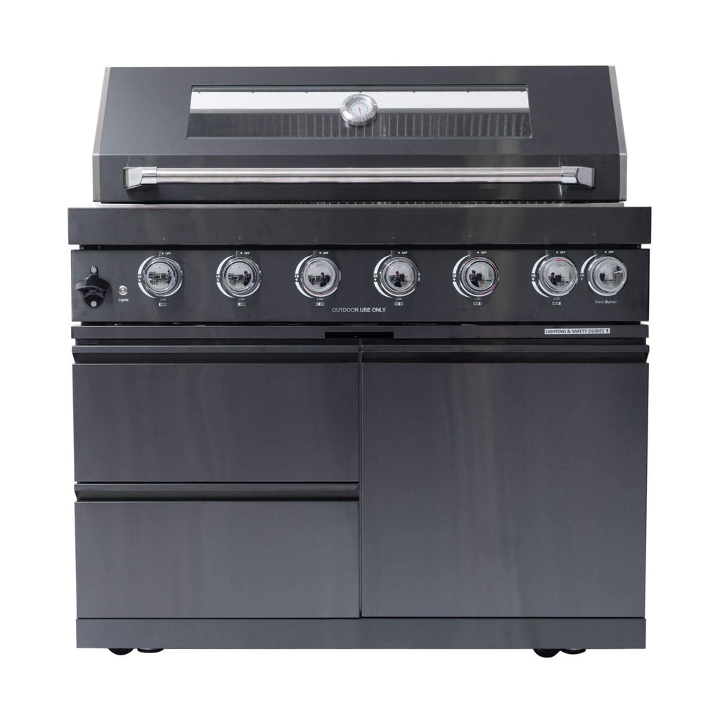 Rotisserie Included 6-Burner Grill Island | SAKSBY WHOLESALE